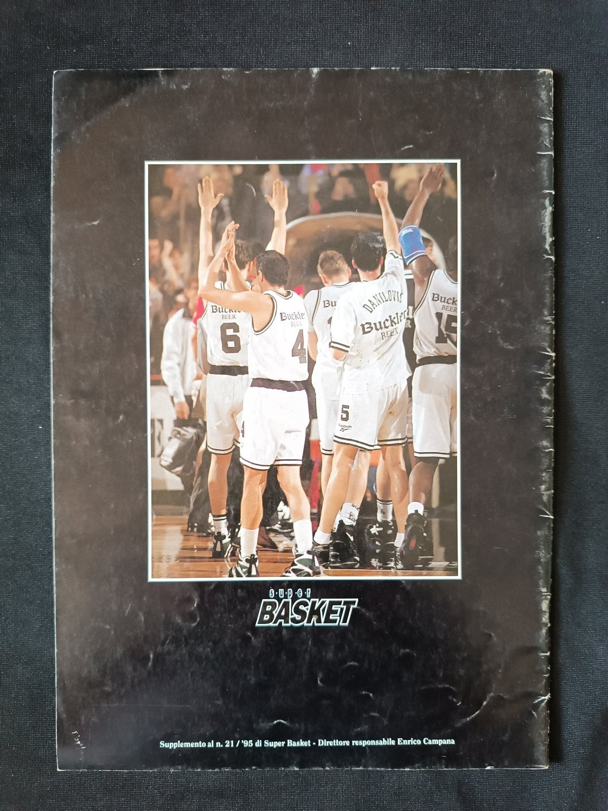 rivista SUPER BASKET 13 volte VIRTUS - suppl. 21 anno 1995