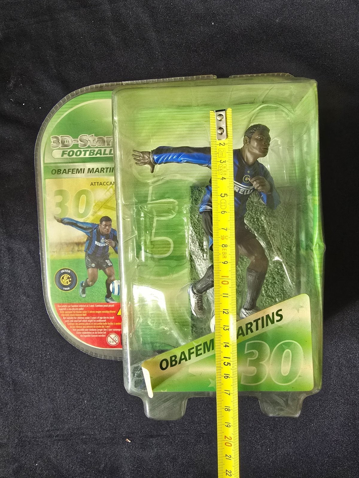 3D Stars Footbaal Obafemi Martins Fc INTER Action Figure sigillata