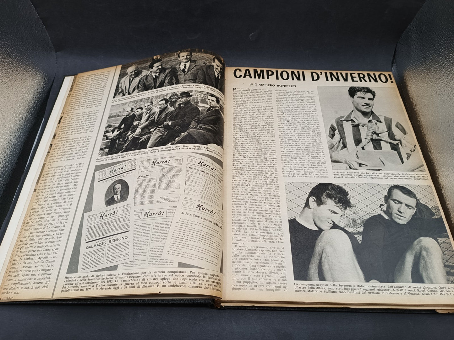 Annata rilegata rivista Hurra Juventus anno 1963
