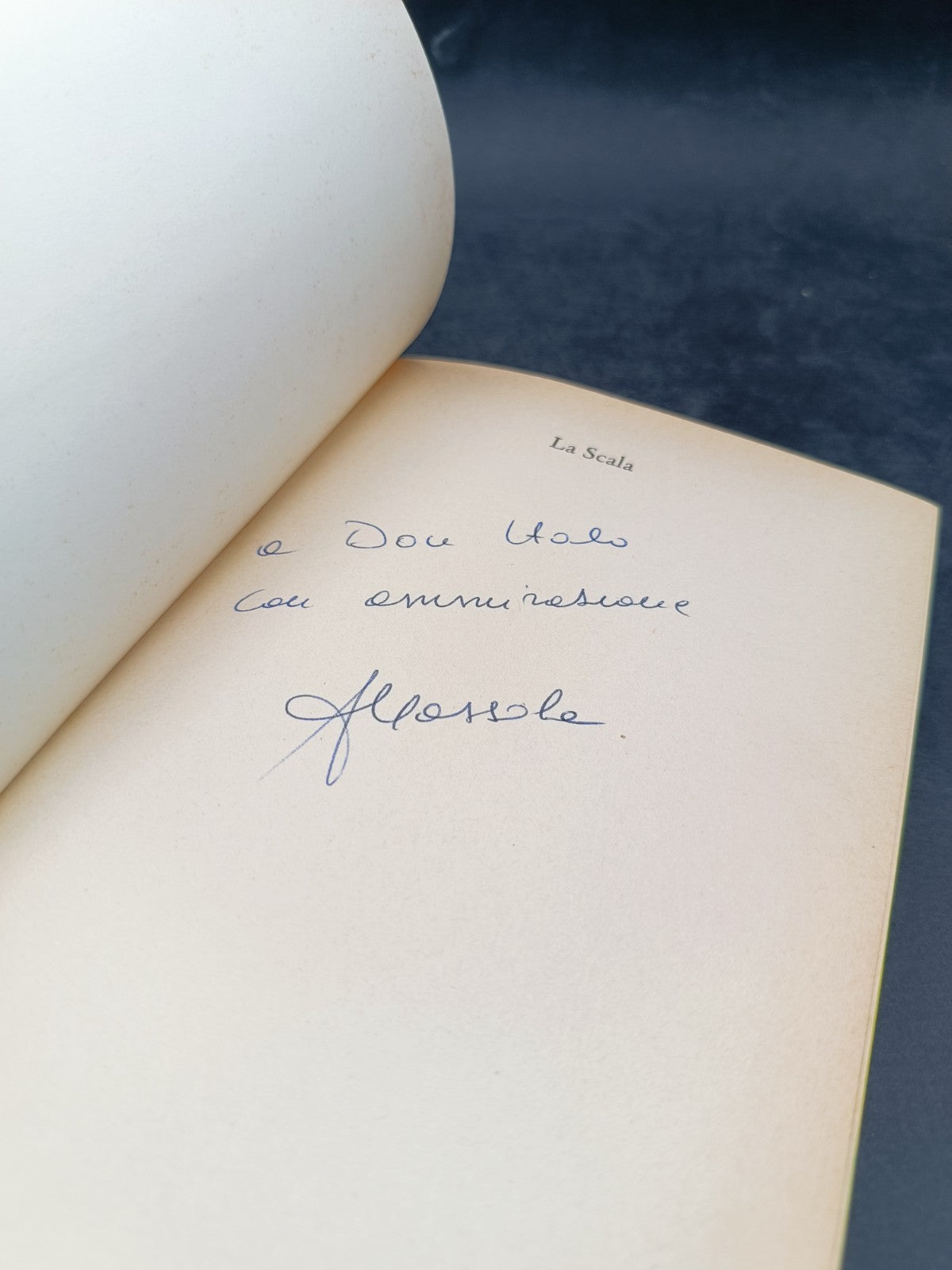 libro SANDRO MAZZOLA la prima fetta di Torta con dedica autografa
