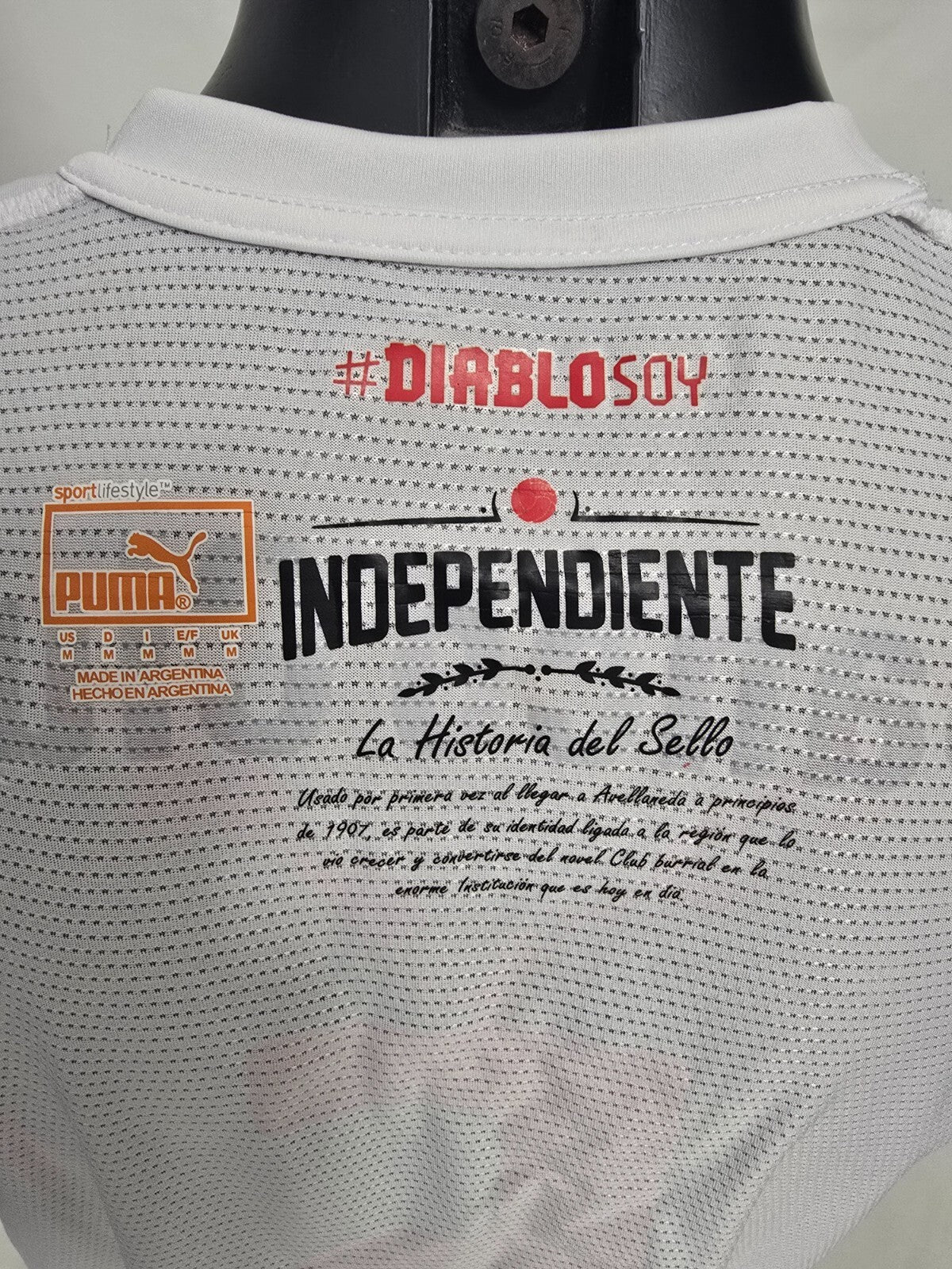 maglia Puma Independiente da trasferta 2014/15 nr 5 Bellocq tg M Match Worn