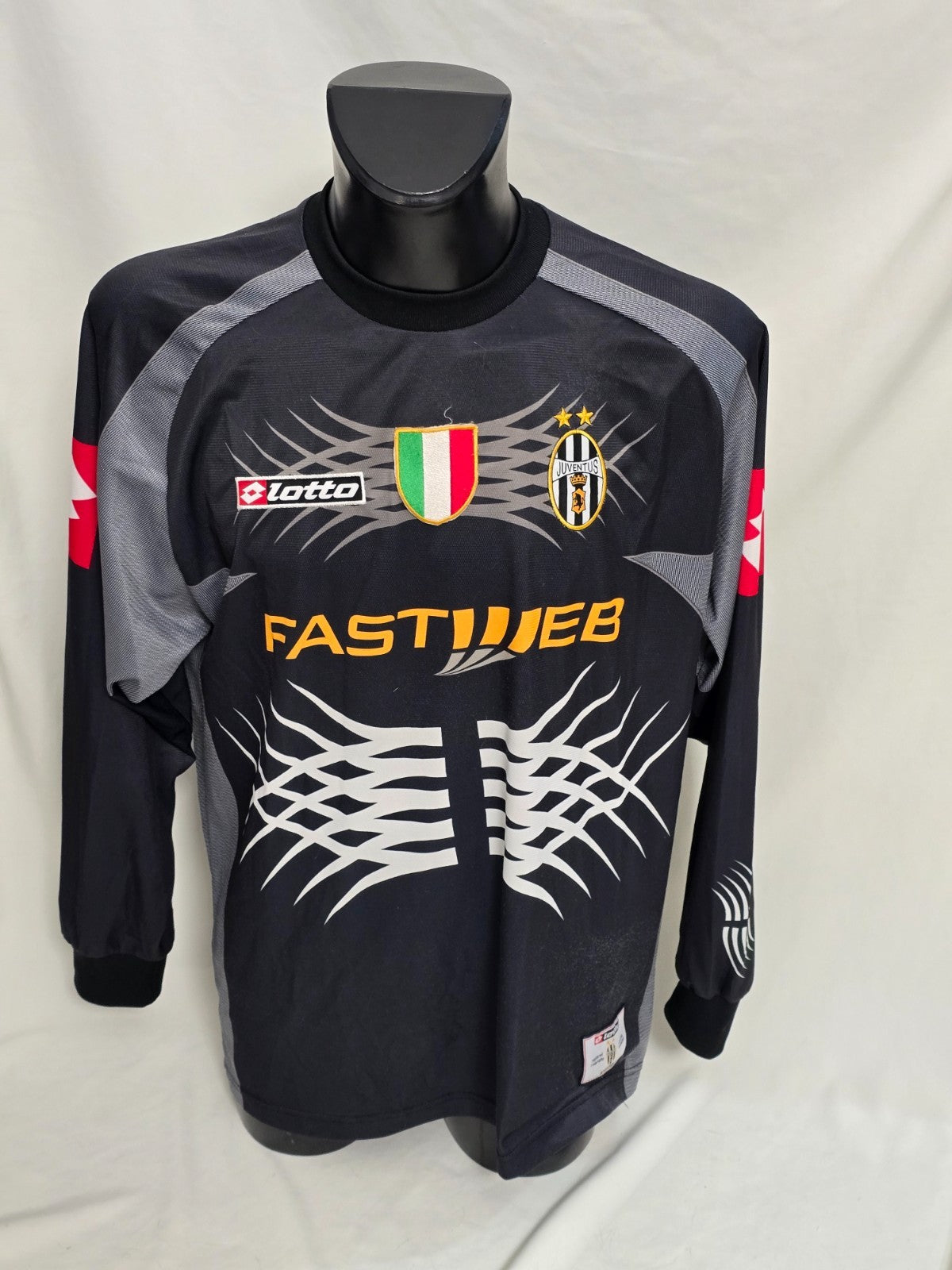 maglia camiseta JUVENTUS Lotto Fastweb nr 1 Buffon originale da sistemare TG XL