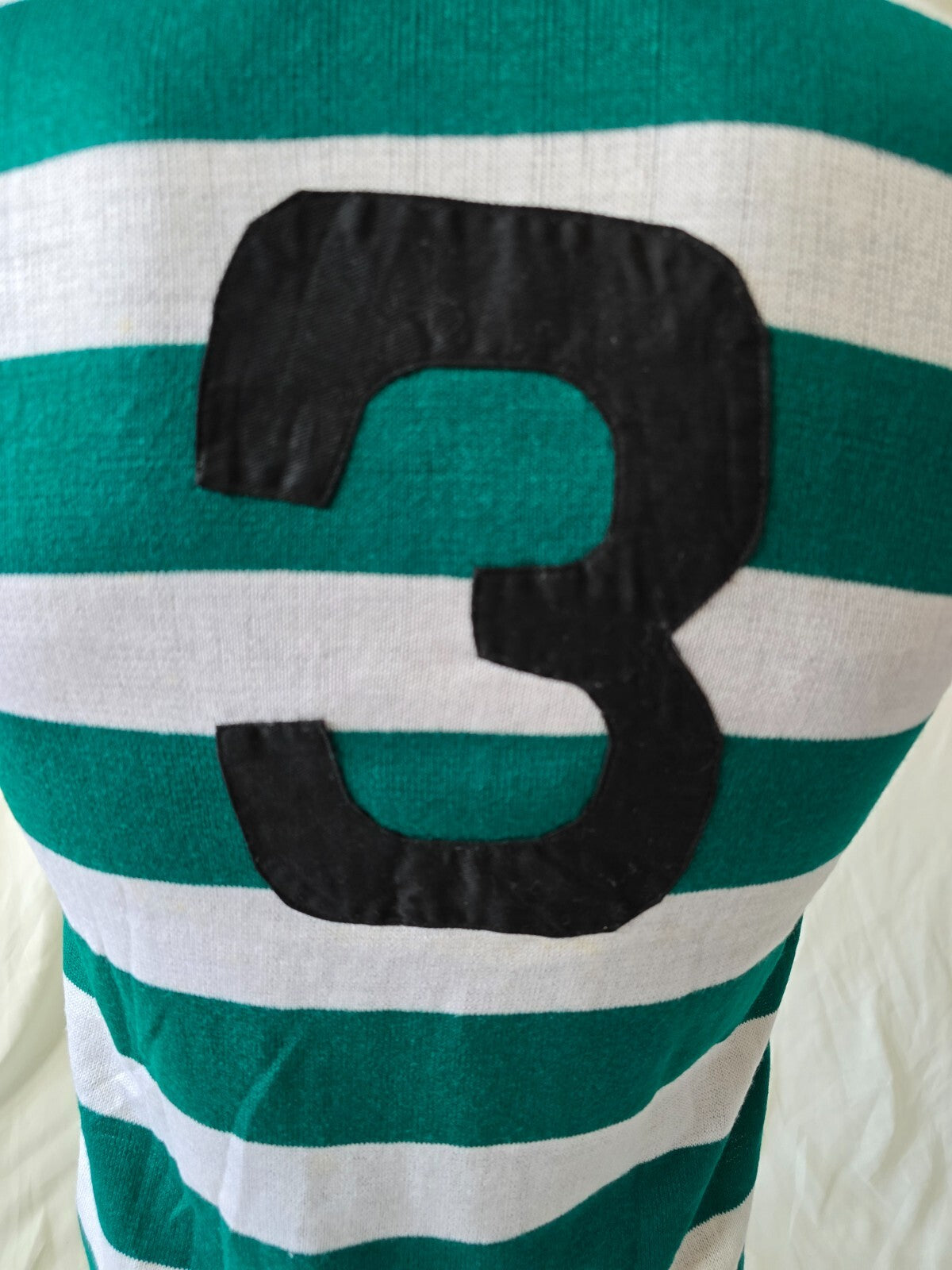 Maglia vintage calcio Sporting Lisbona in lanetta nr 3 tg m