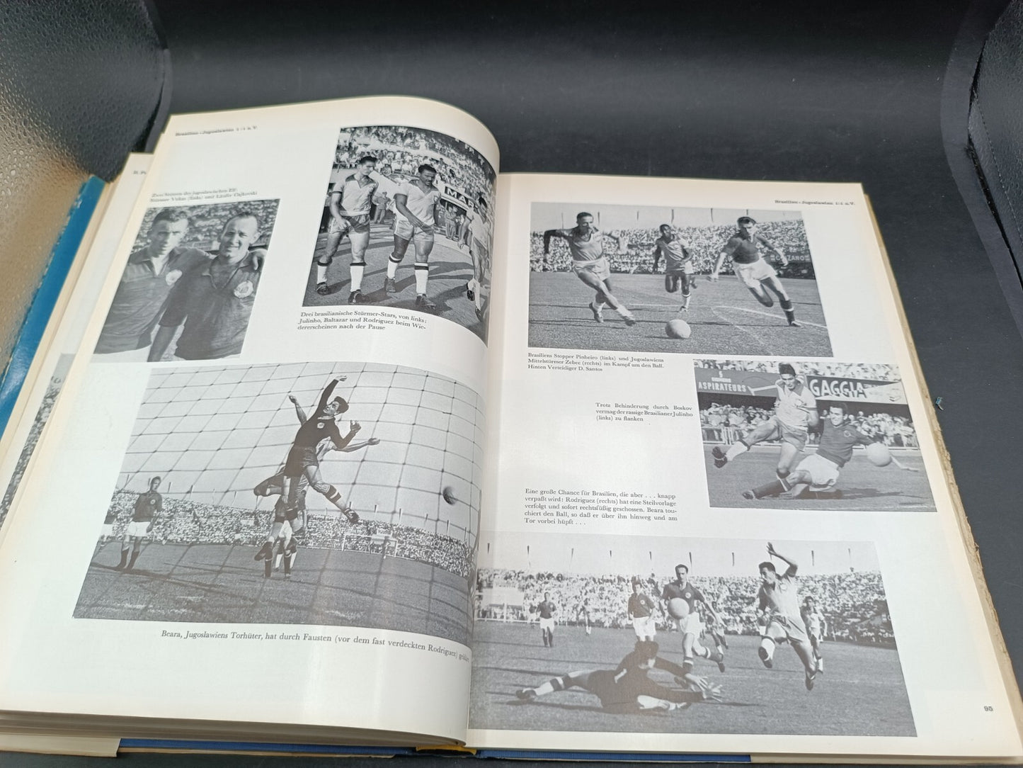 Libro Fussball Weltmeisterschaft 1954 Coupe Jules RImet autografato