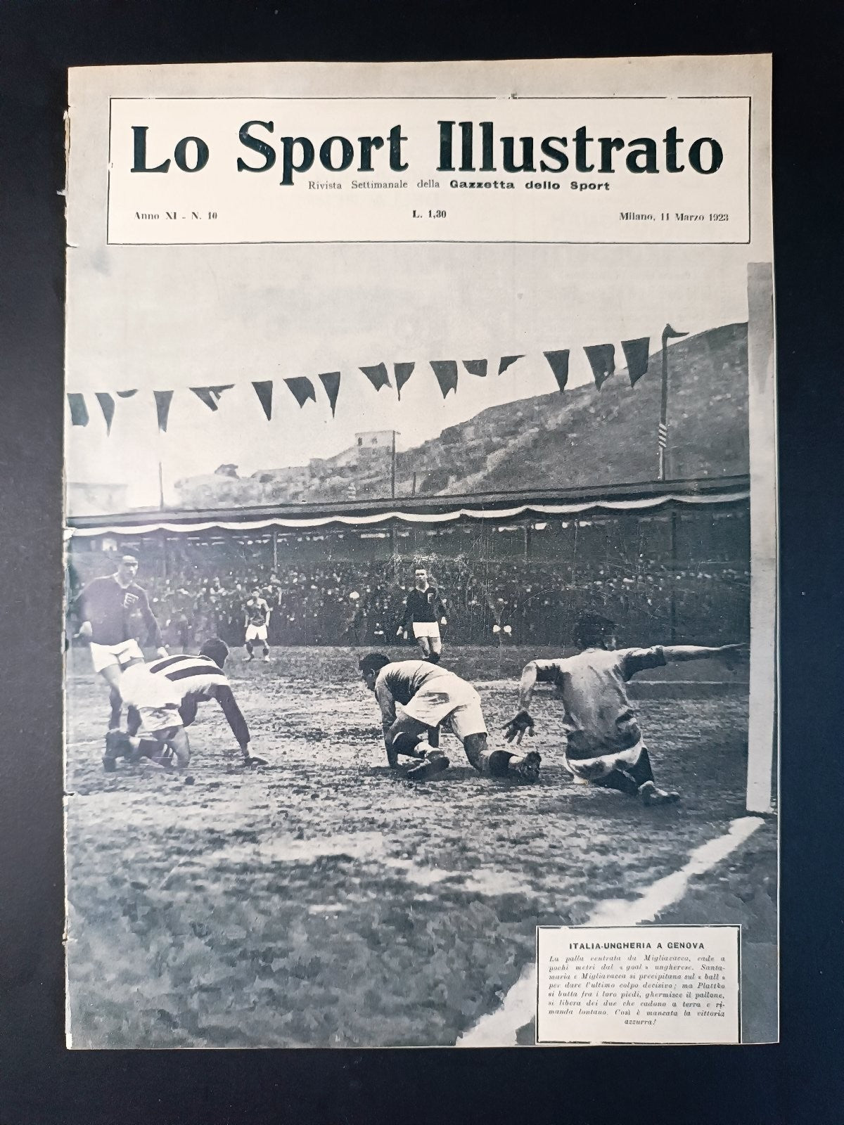 rivista LO SPORT ILLUSTRATO 1923 n 10