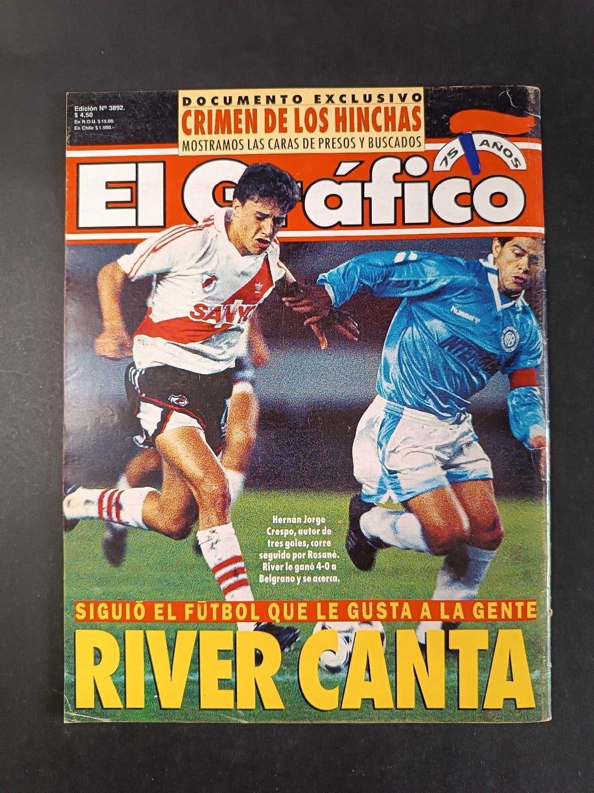 Rivista EL GRAFICO numero 3892 anno 1994 - Simon (senza poster)