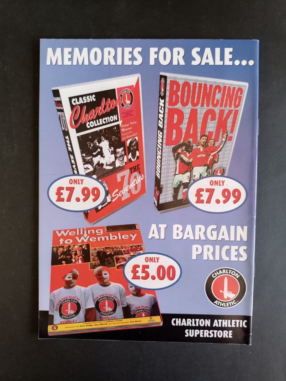 programma calcio Bolton Wanderers vs Charlton Athletic00