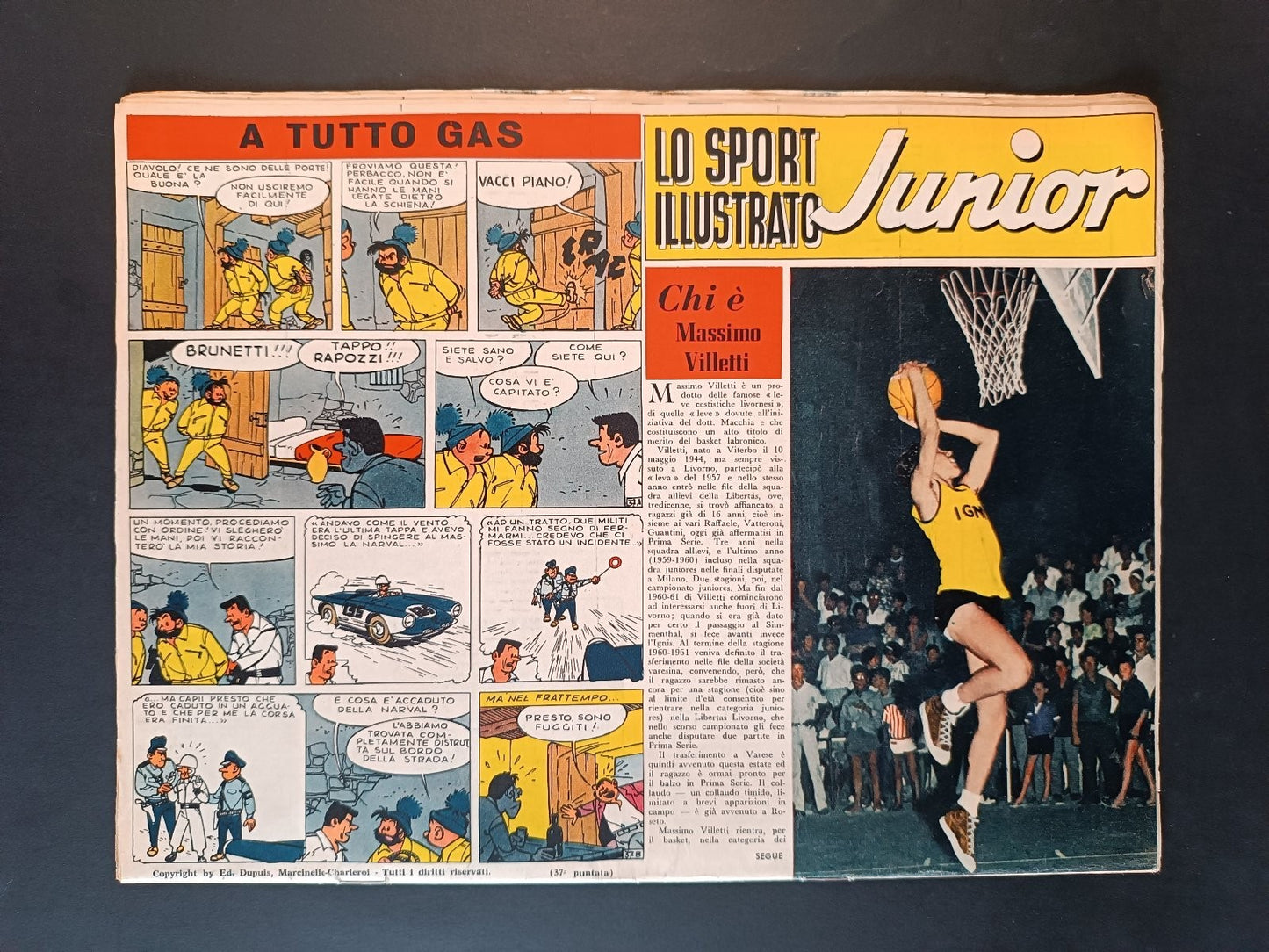 rivista LO SPORT ILLUSTRATO anno 1962 numero 37 - Campionato