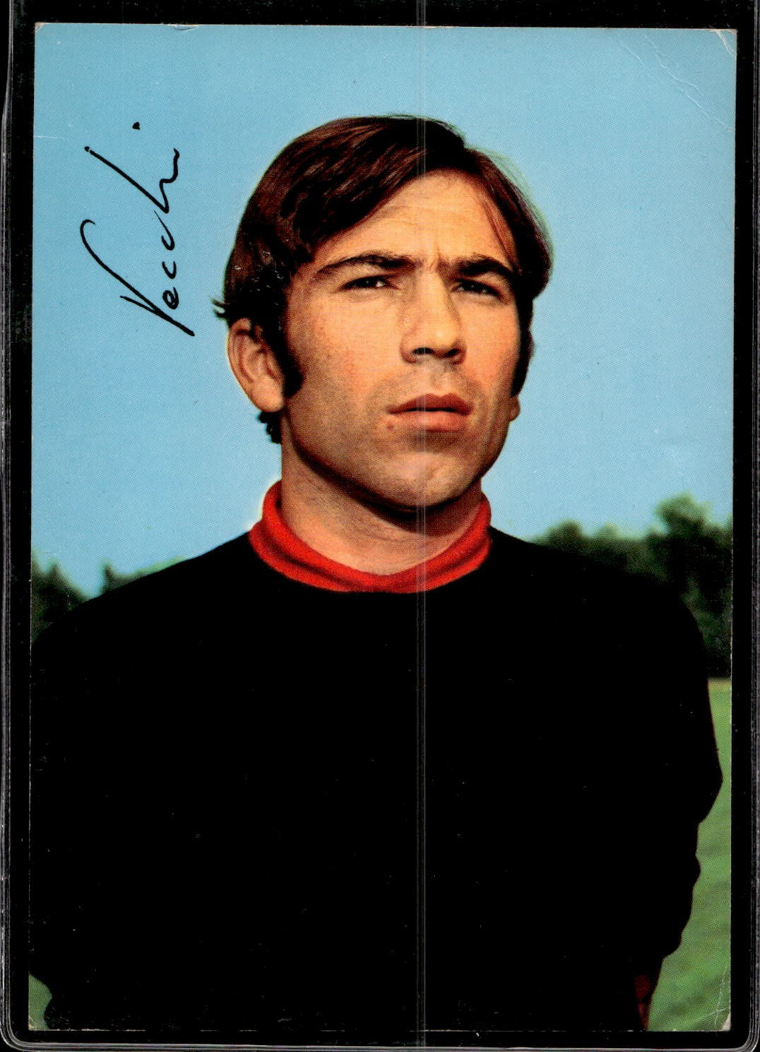 cartolina postcard Calcio Milan William Vecchi (1)