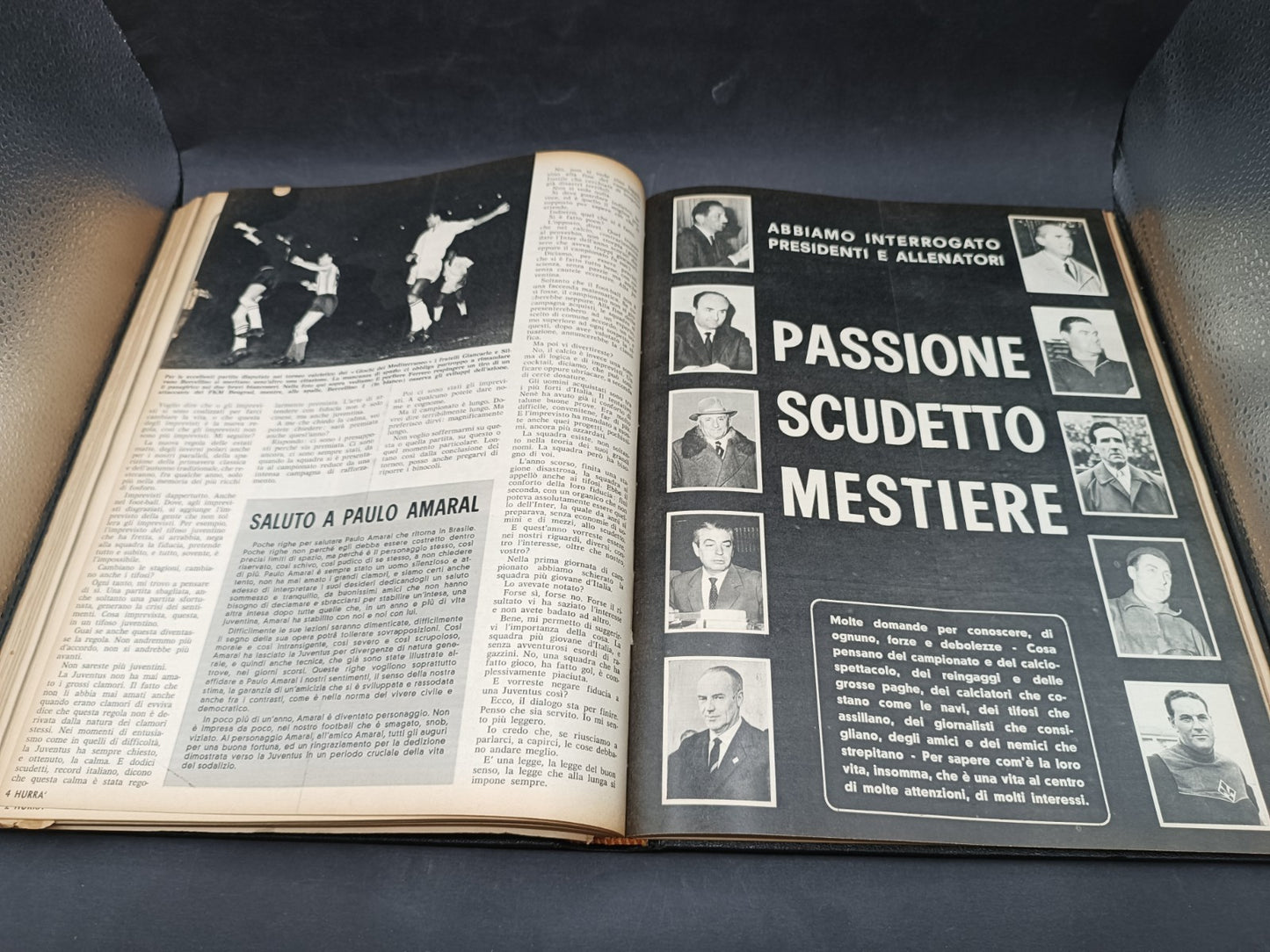 Annata rilegata rivista Hurra Juventus anno 1963