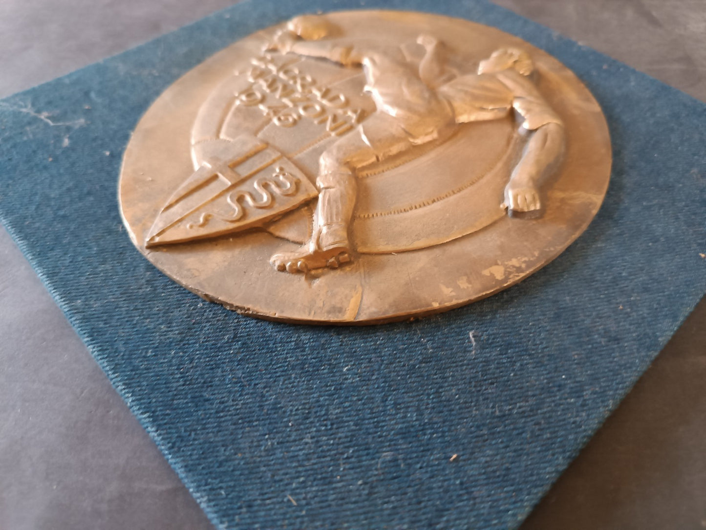 Placca in metallo Dagrada Manzoni 1946 inter