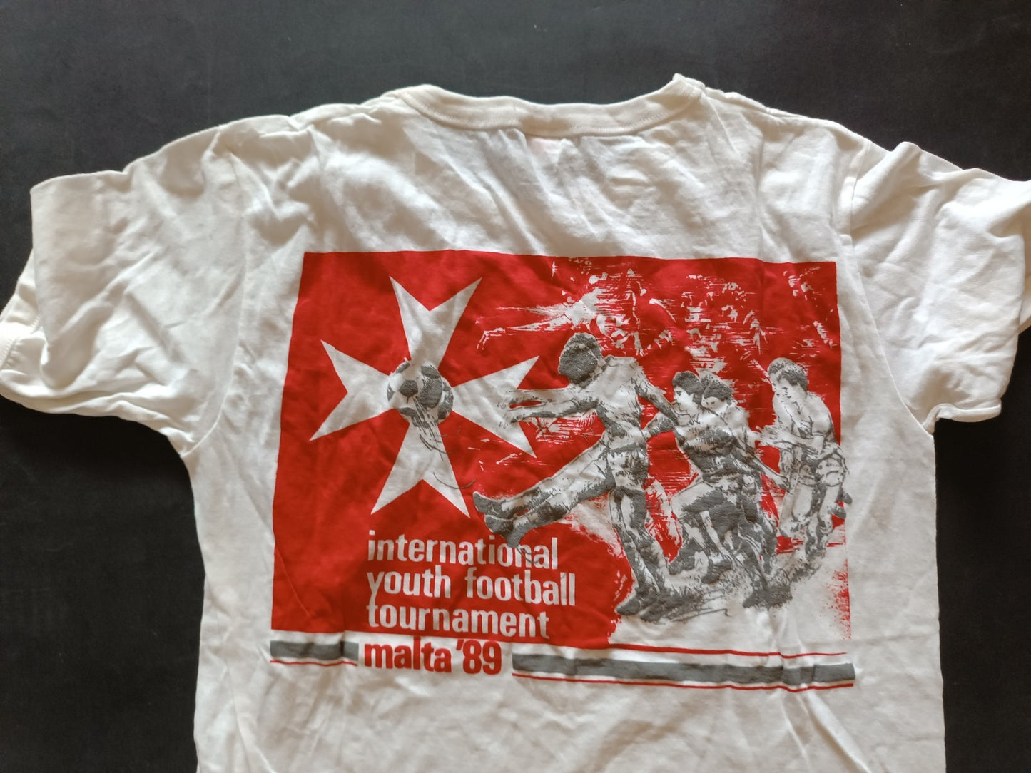 Maglietta Malta calcio Coca Cola