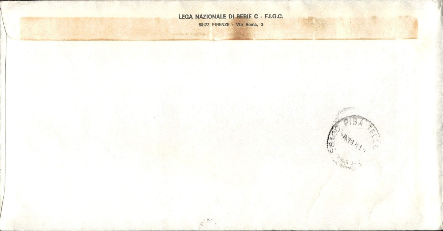 busta primo giorno Pisa 1983