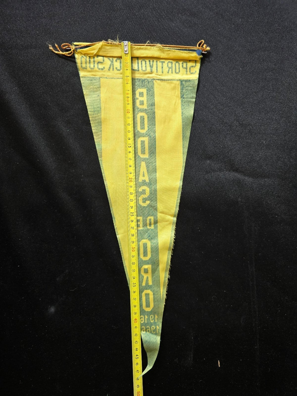 OLD Gagliardetto Pennant bander�n sportivo dock sud Bodas de Oro 50� 1916/66