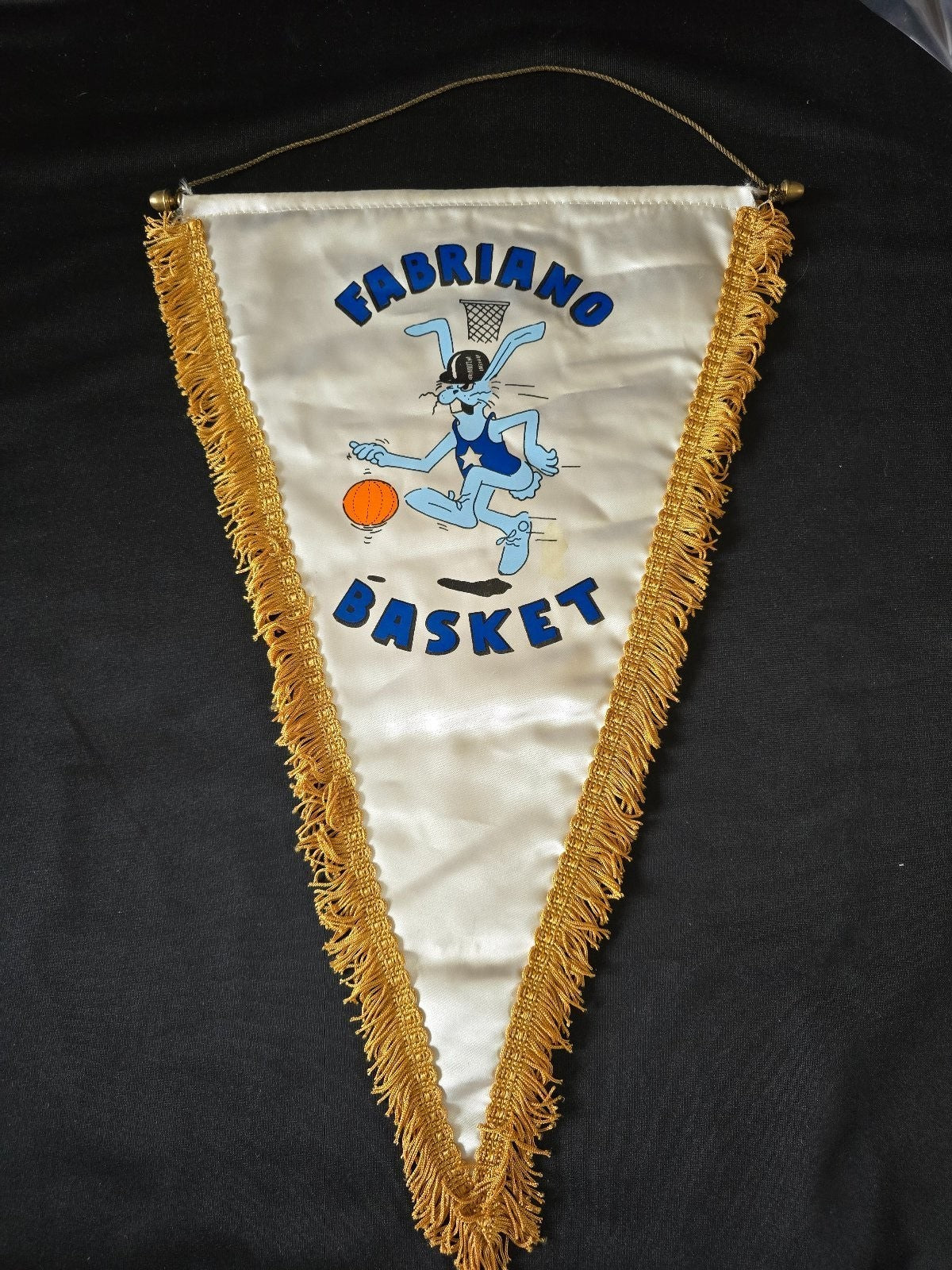 Gagliardetto Pennant in stoffa A.P. FABRIANO BASKET originale