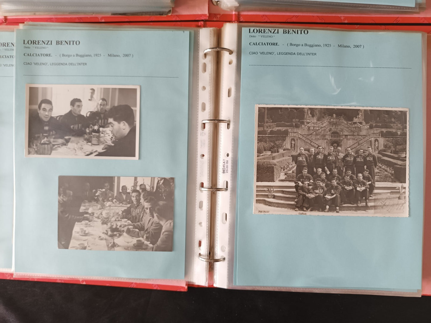 Collezione 314 foto orginali Lorenzi Benito Inter