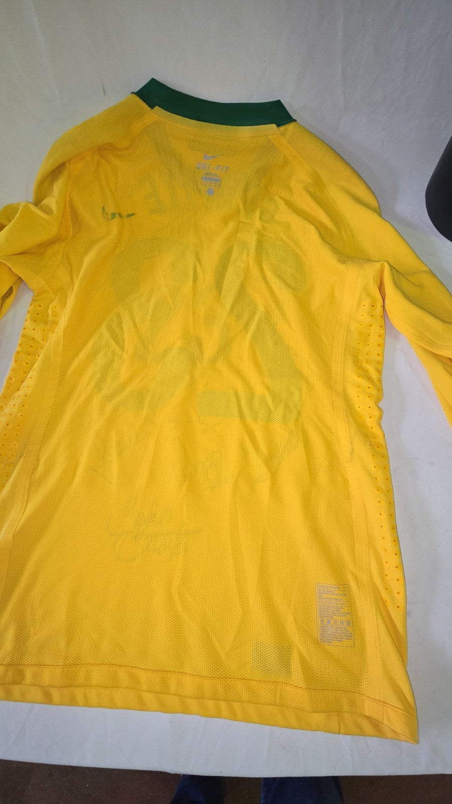 Maglia calcio Nike Brasile camisa brasil home 2010-11 Autografata Signed (9)
