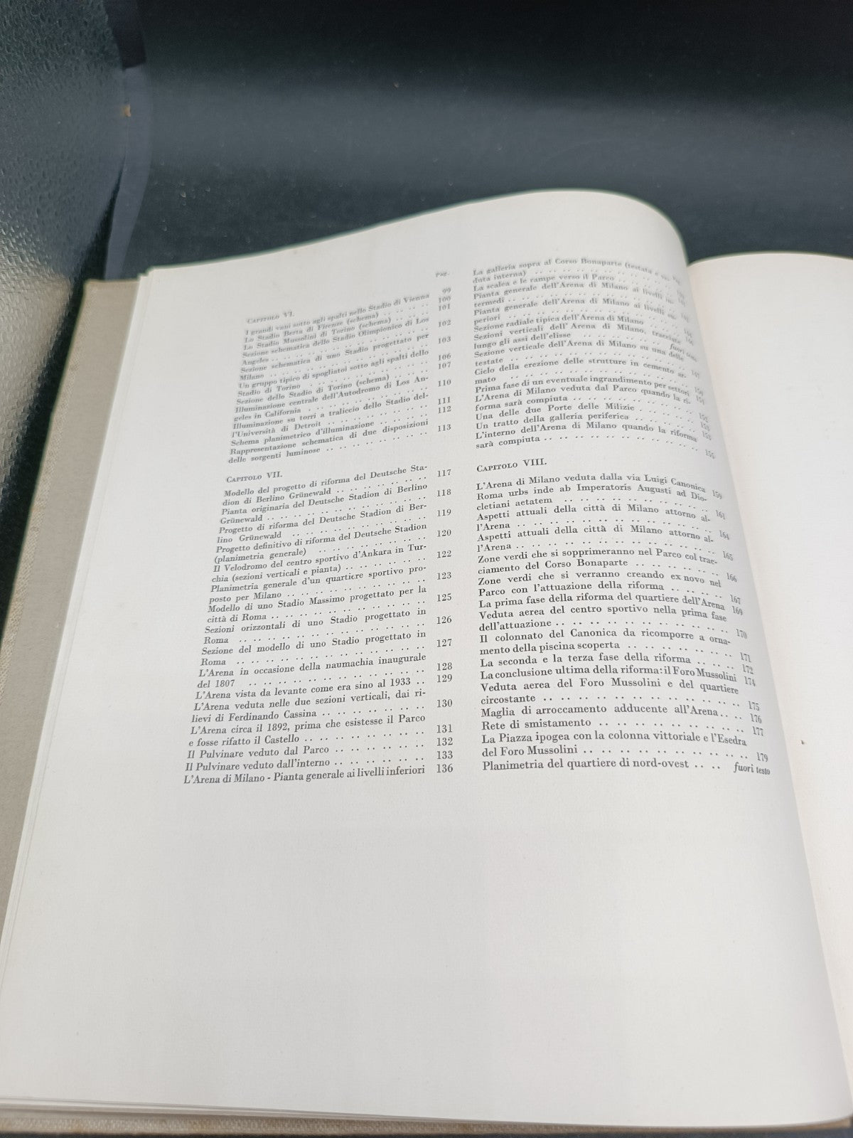 Volume illustrato Stadi Esempi, tendenze, progetti Hoepli 1934