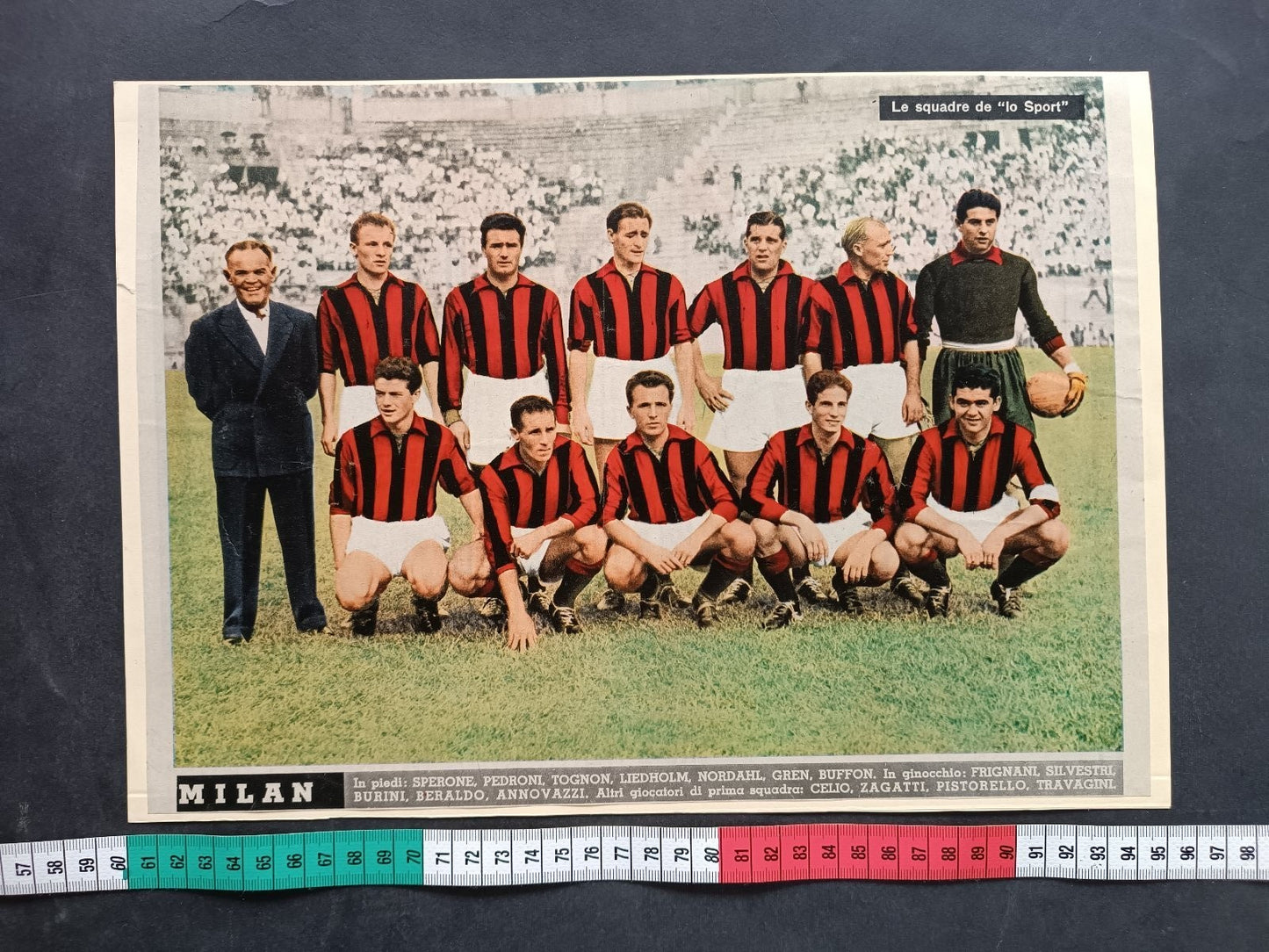 foto Milan Le squadre de "Lo sport"