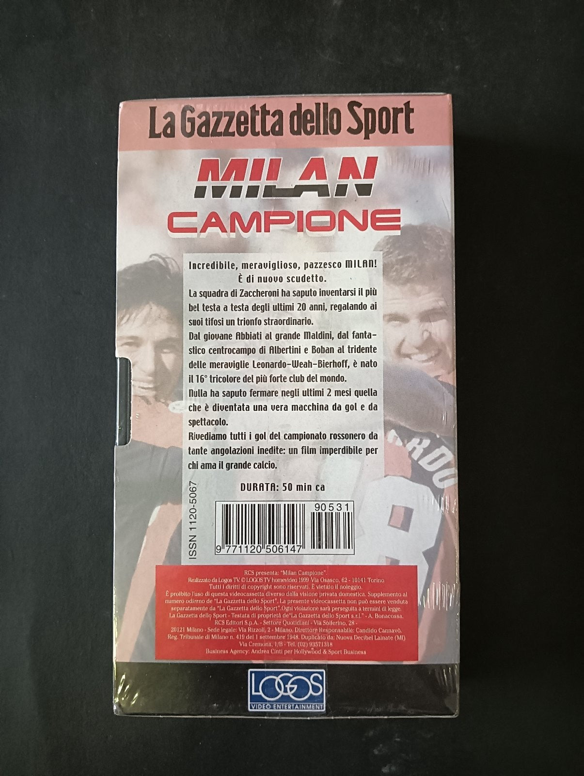 VHS MILAN CAMPIONE La Gazzetta dello Sport/Logos Video