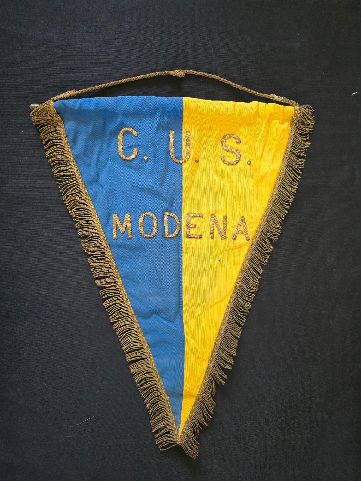 Gagliardetto Pennant RICAmato C.U.S. MODENA ANNI 50/60 originale