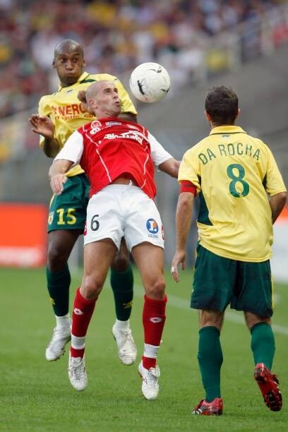 Maglia match worn Lotto Stade Reims 2006/07 Carl Tourenne 6 tg xl