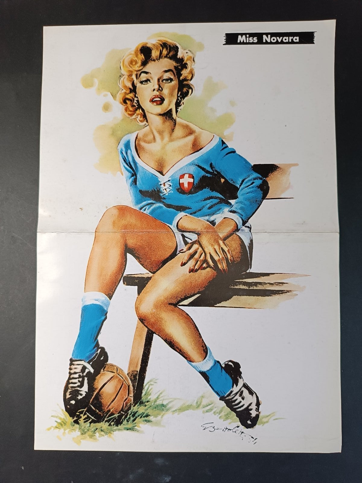 poster Miss NOVARA cm 25x35 Pin-Up
