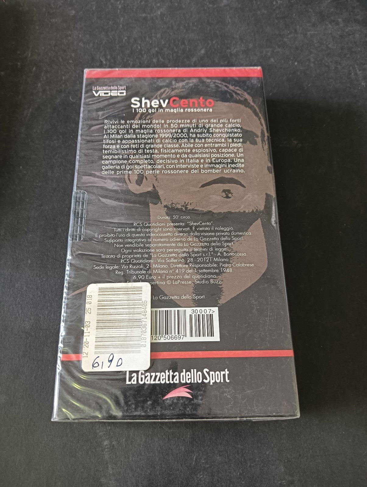 VHS SHEVCENTO I 100 GOL IN MAGLIA ROSSONERA La Gazzetta dello Sport