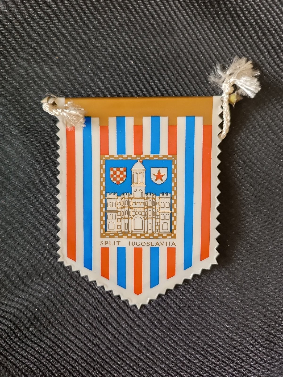 Gagliardetto Calcio Soccer Pennant Hajduk Split Yugoslavia Anni '60/'70 Vintage