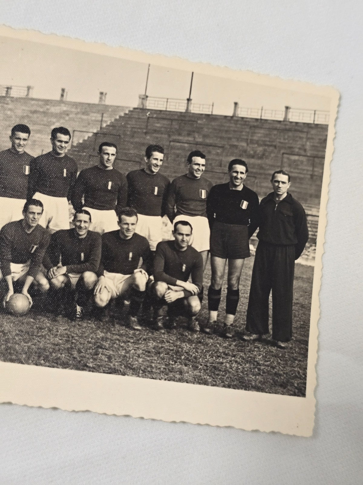 F.C. Grande TORINO foto originale Bertazzini formazione 1945/46 V. Mazzola