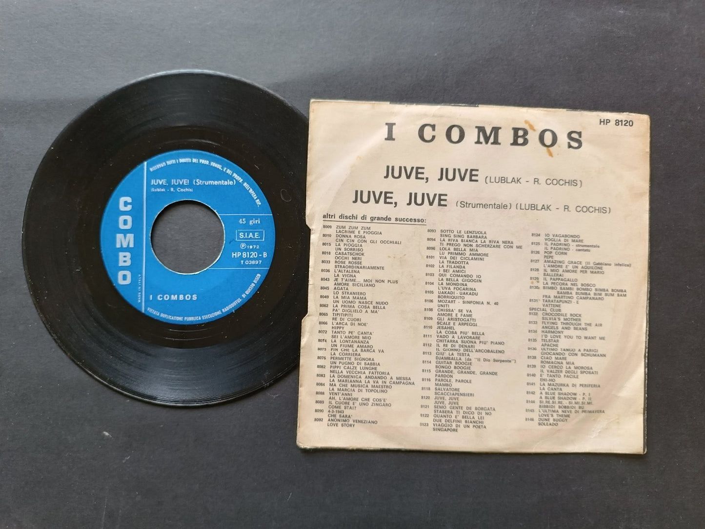 Vinile 45 giri JUVE JUVE!