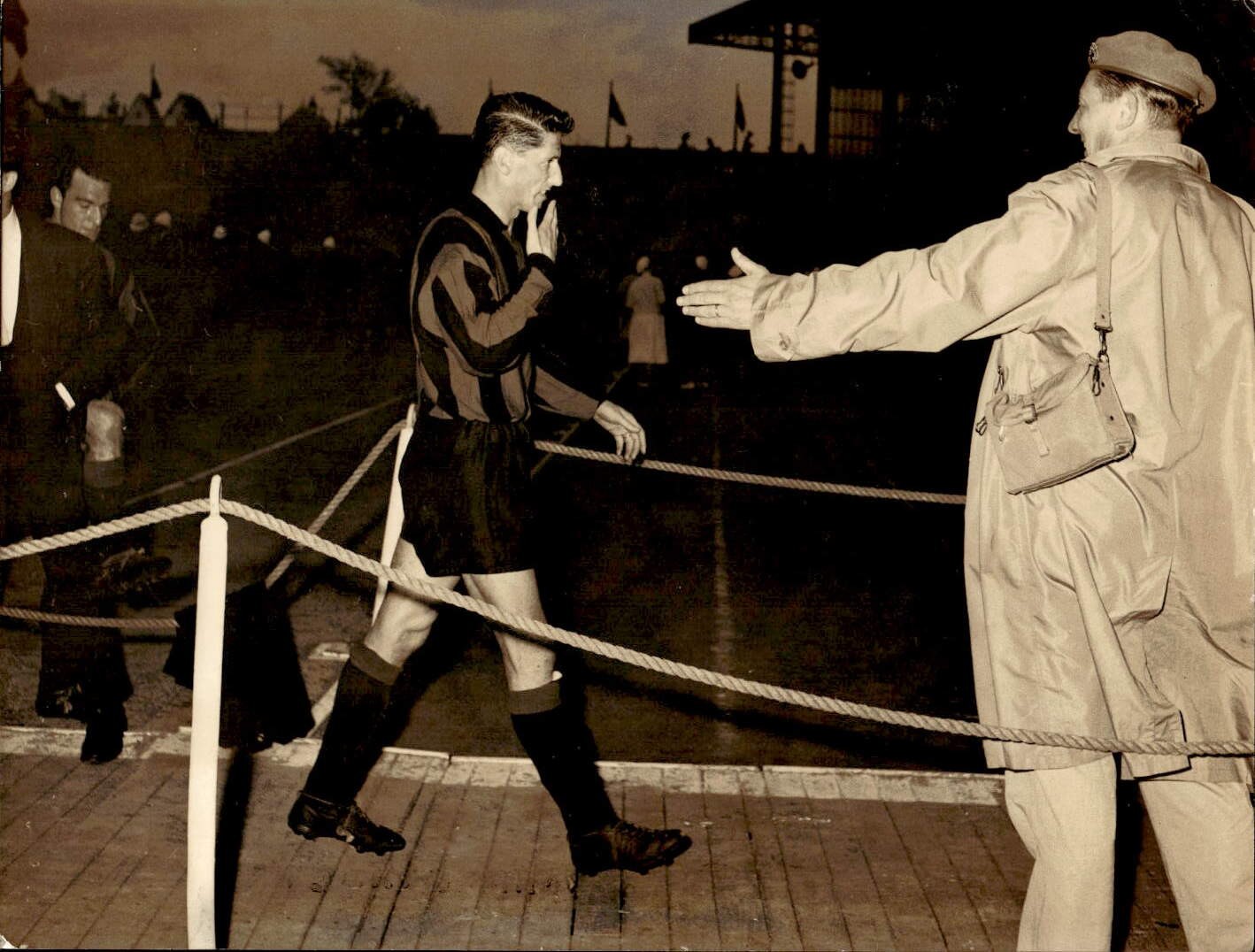 Foto Bruxelies 1958 finale coppa europa Real Madrid-Milan