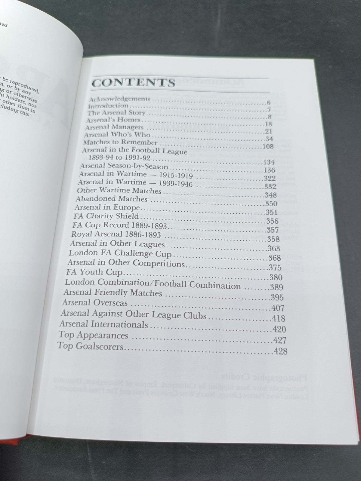 Libro Arsenal A complete record 1886-1992 Fred Ollier