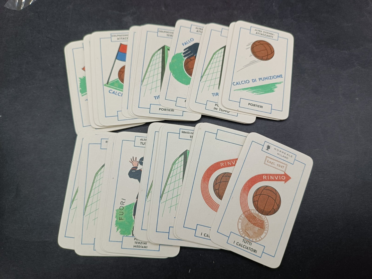 Mazzo carte da gioco Creazione Bertino Football
