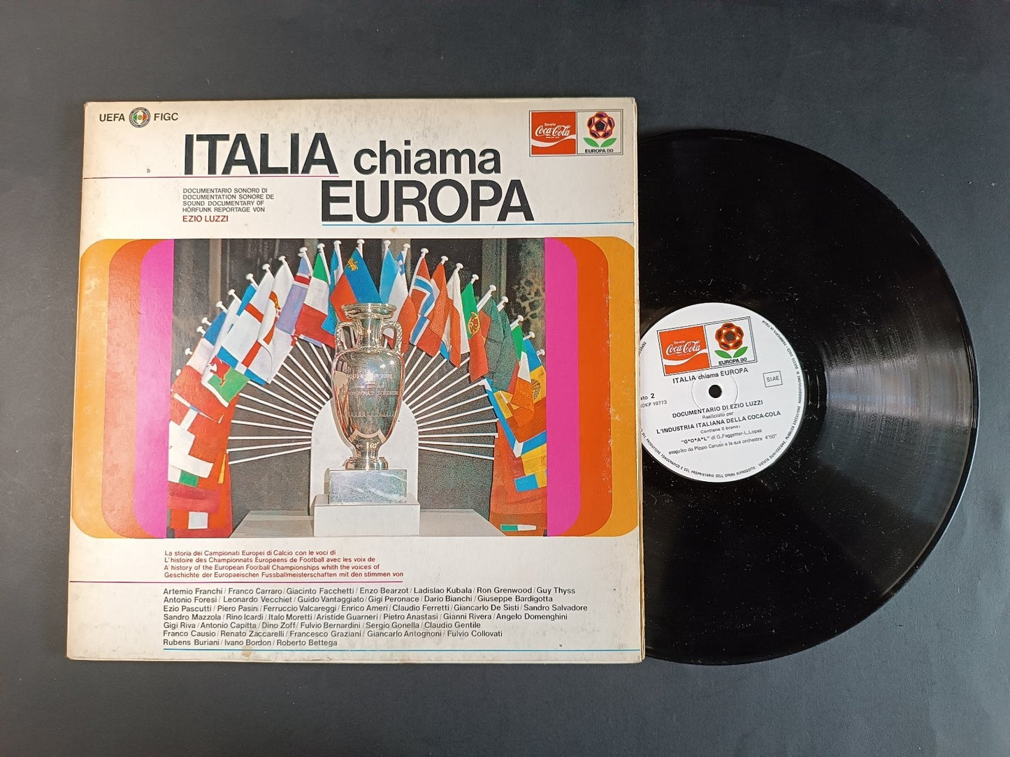 33 vinile Ezio Luzzi - Italia Chiama Europa