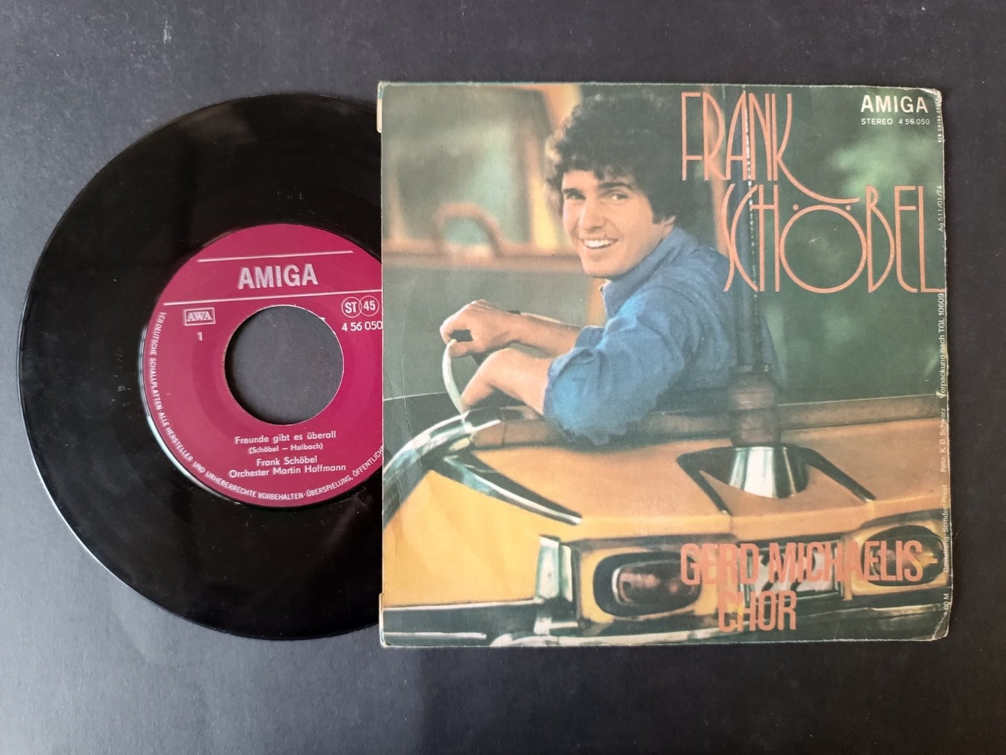 Vinile 45 giri Fu�ball-Nationalmannschaft der DDR 1974
