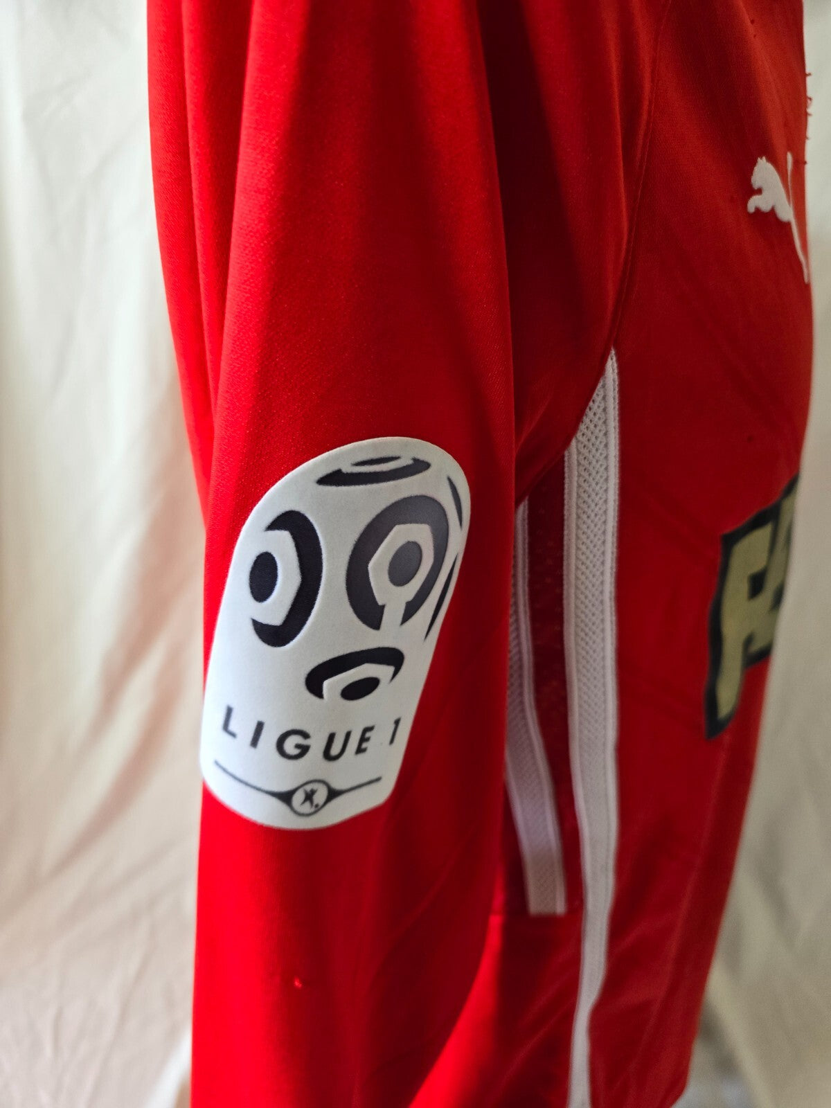 maglia calcio Match Worn Monaco Puma Fedcom 2009/10 Alejandro Alonso 8 tg XL