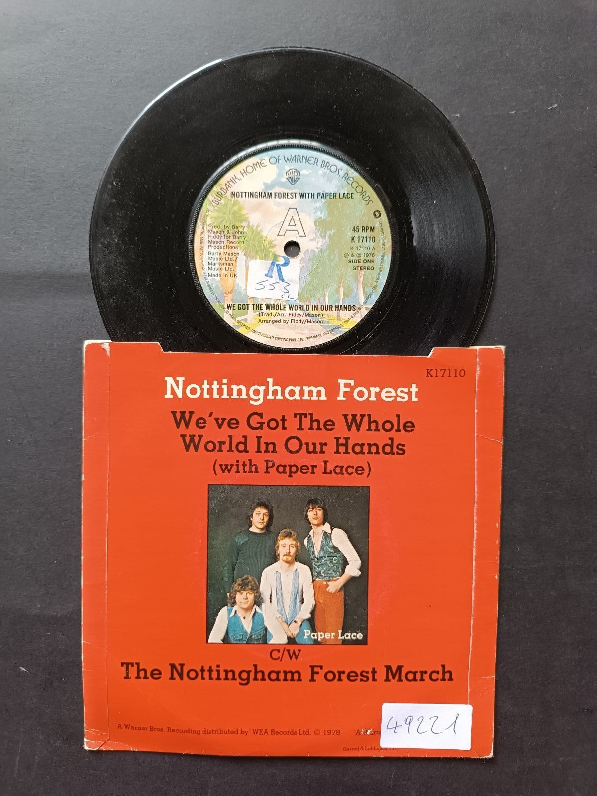 Vinile 45 giri NOTTINGHAM FOREST