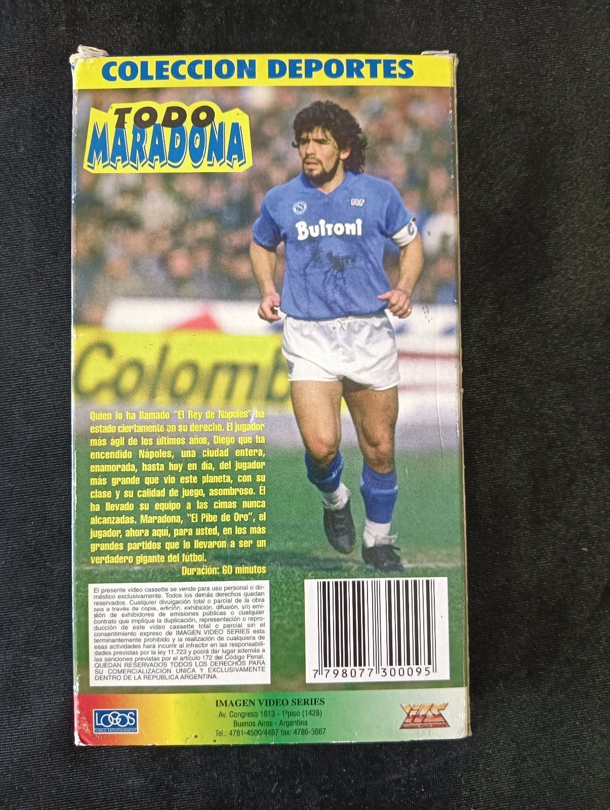 VHS COLLECION DEPORTES TODO MARADONA Logos Tv
