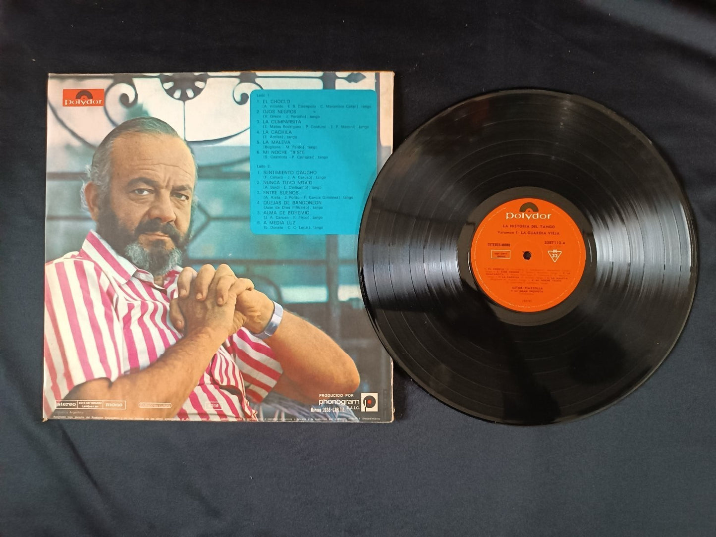 disco 33 giri la historia del tango polydor astor piazzolla