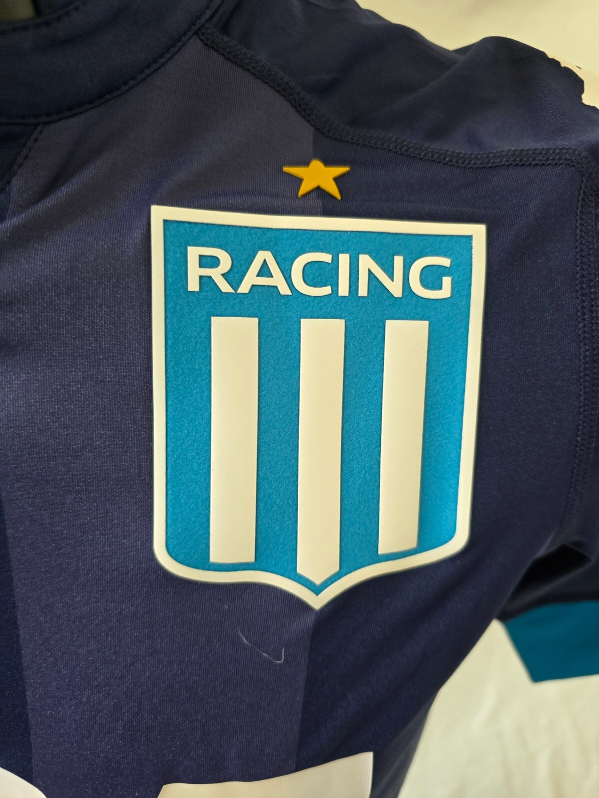 shirt football Racing Club Avelleneda 2017/18 Acuña 17 Kappa Rca match worn