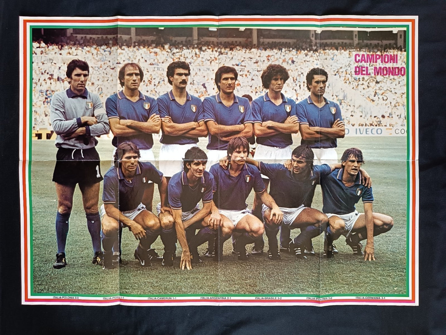 poster CAMPIONI del MONDO 1982 (100x70 cm)