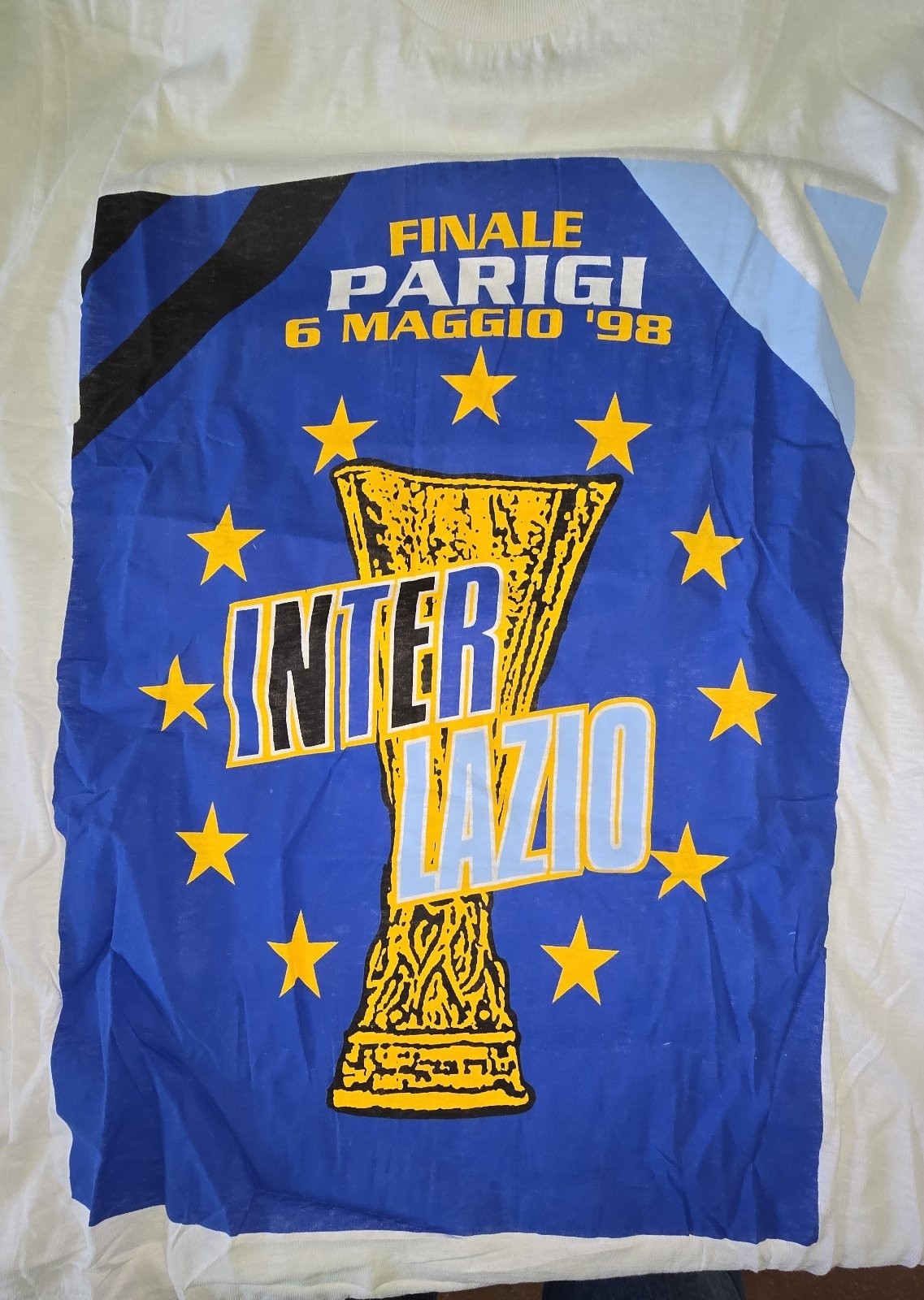 Maglia Thirt in cotone Final 6/05/1998 coppa Uefa INTER LAZIO tg M (M)