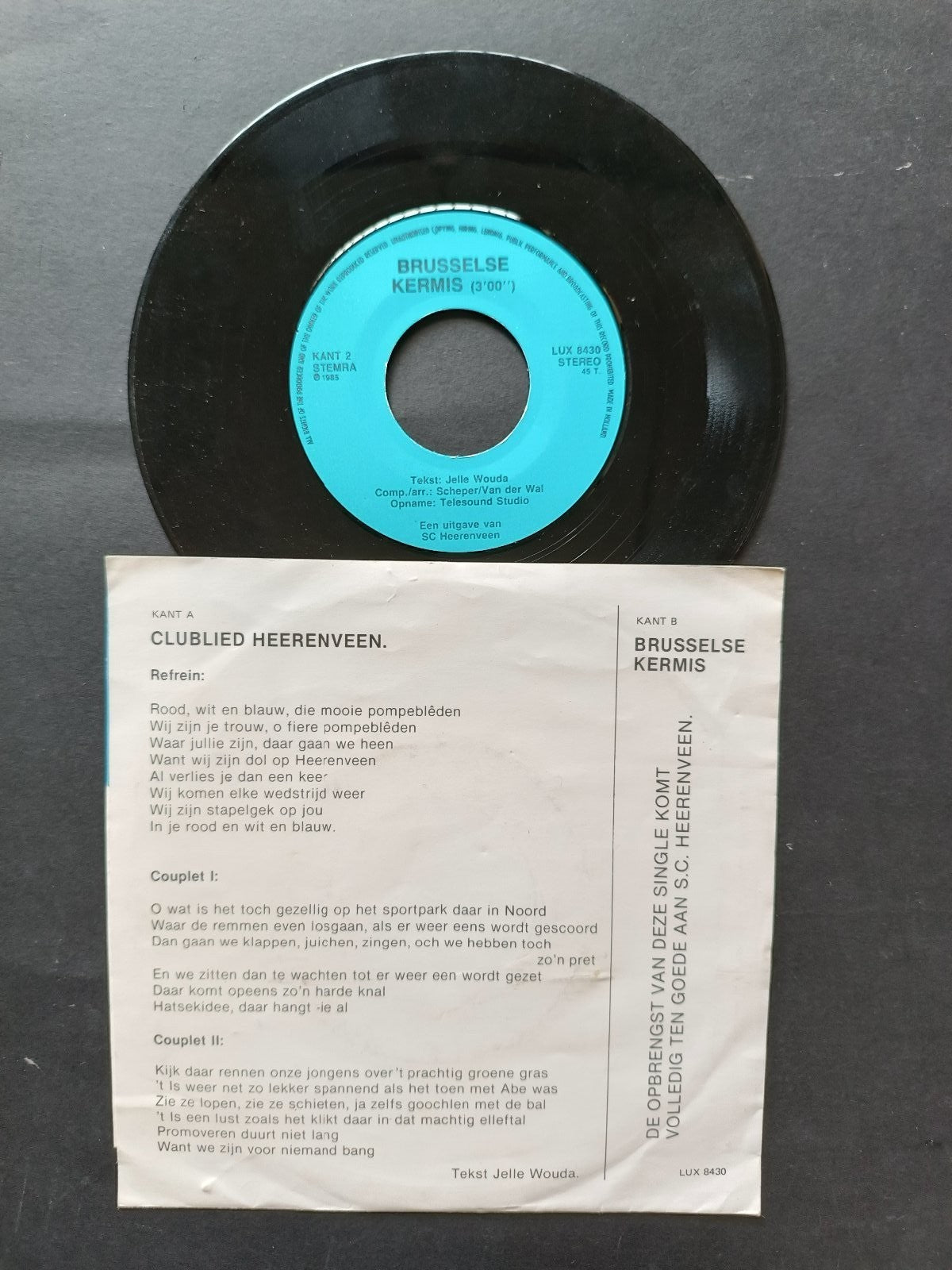 Vinile 45 giri ER IS MAAR 1 HEERENVEEN!