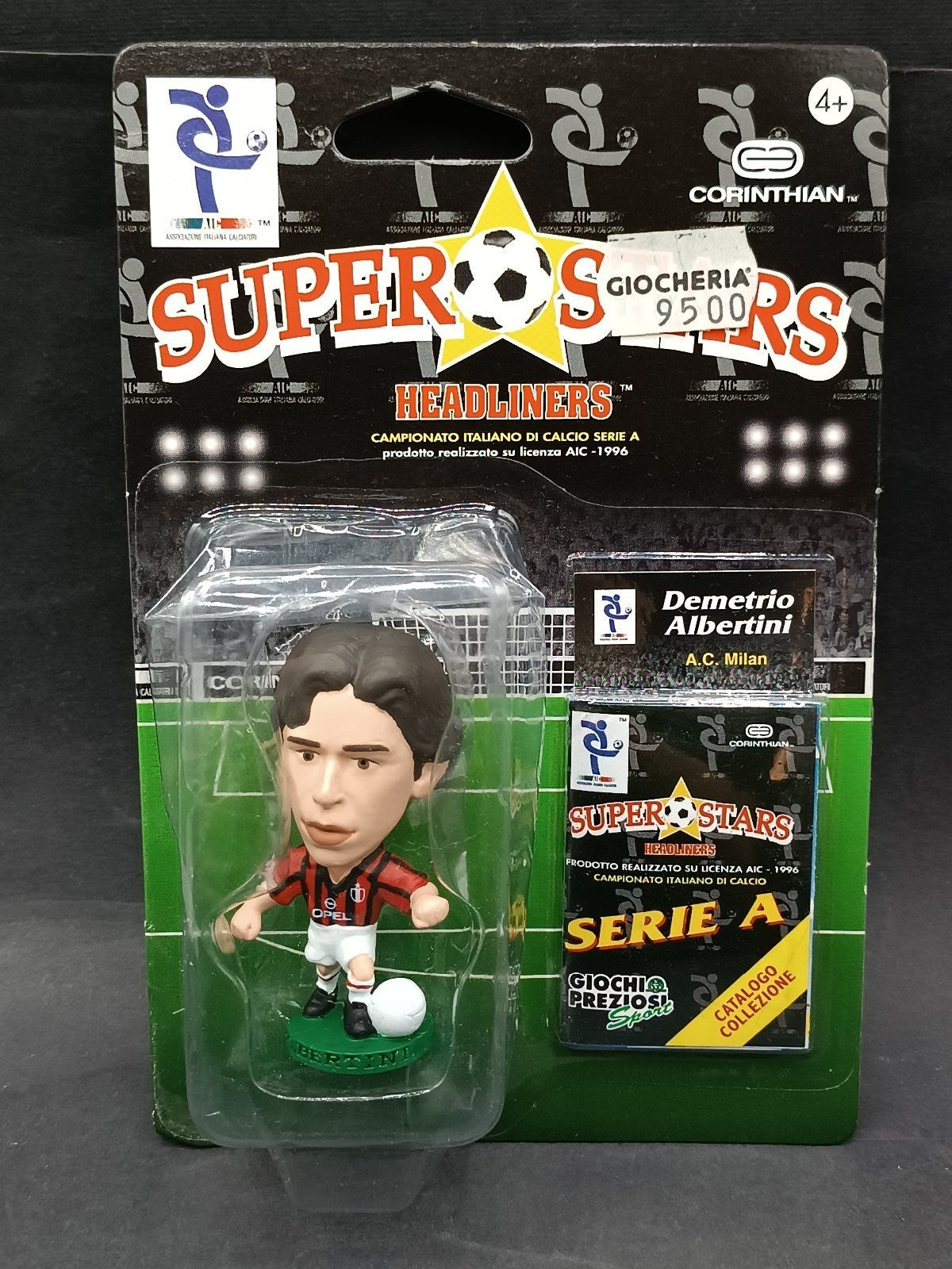 action figure calcio Corinthian Super Stars Headliners Demtrio Albertini Milan