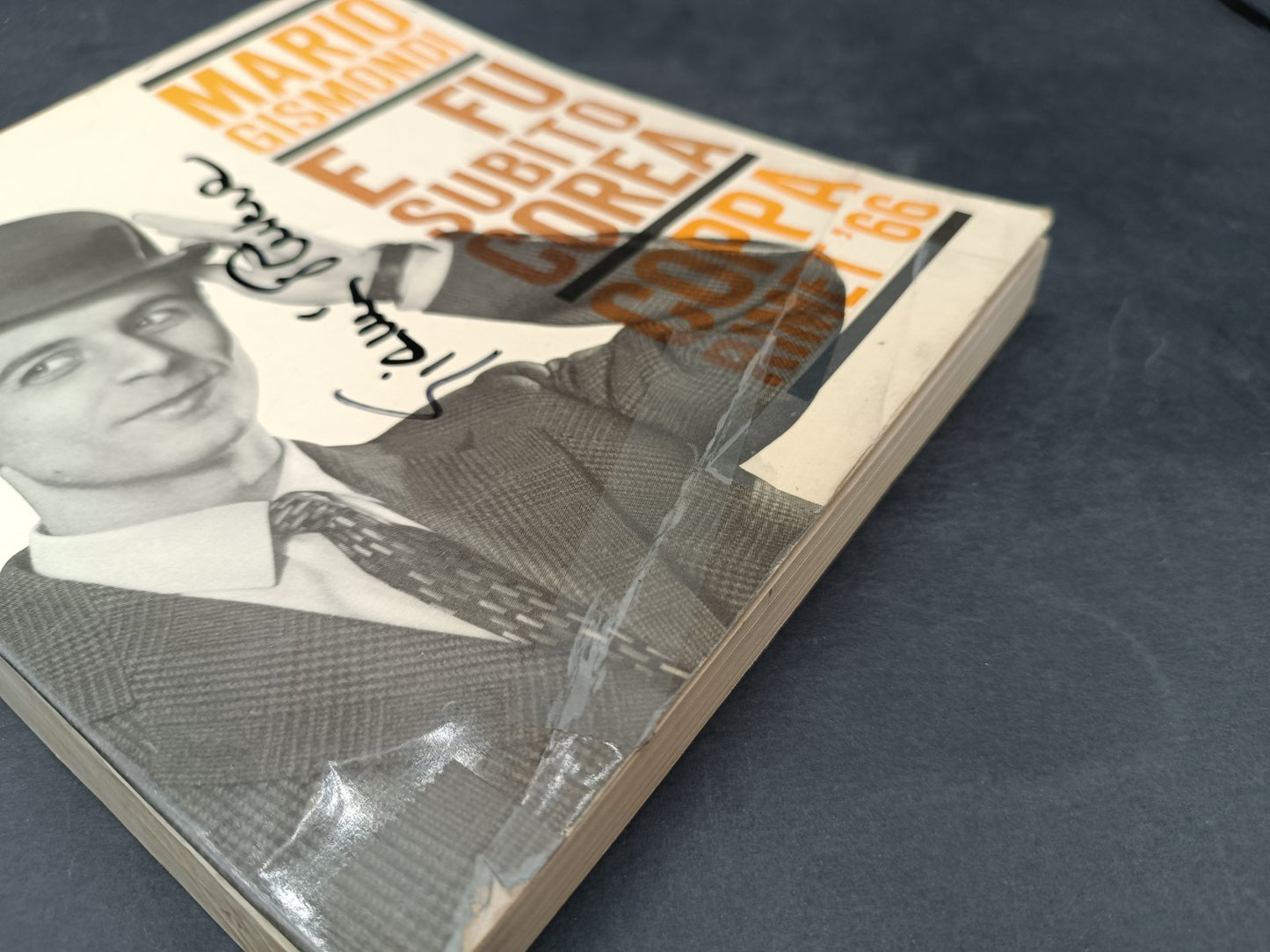Libro E fu subito Corea Coppa Rimet 1966 autografo Gianni Rivera