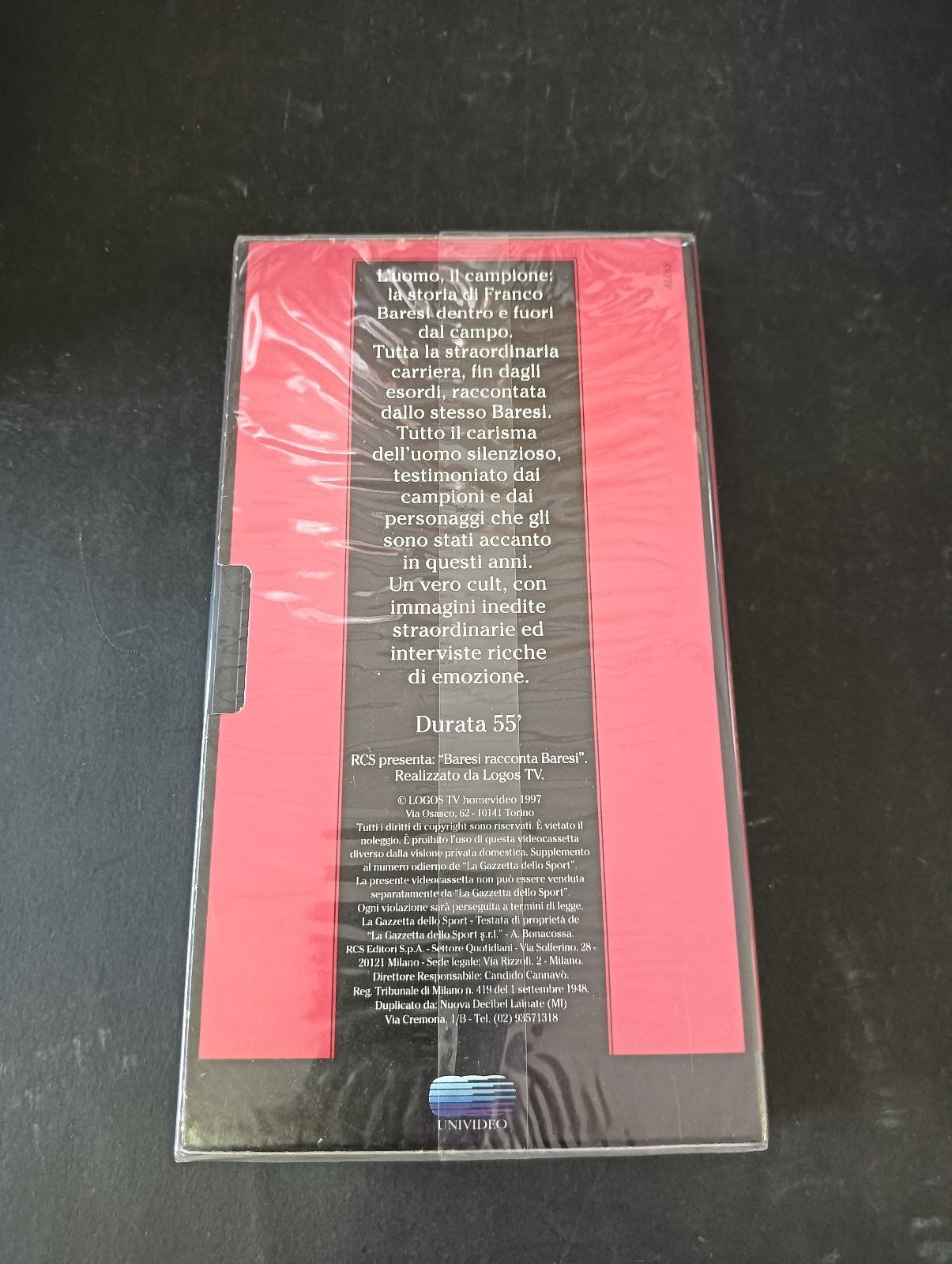 VHS BARESI RACCONTA BARESI La Gazzetta dello Sport