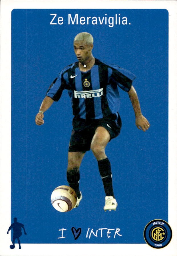 Cartolina calcio calciatore Inter Nicol�s Andr�s Burdisso con autografo stampato