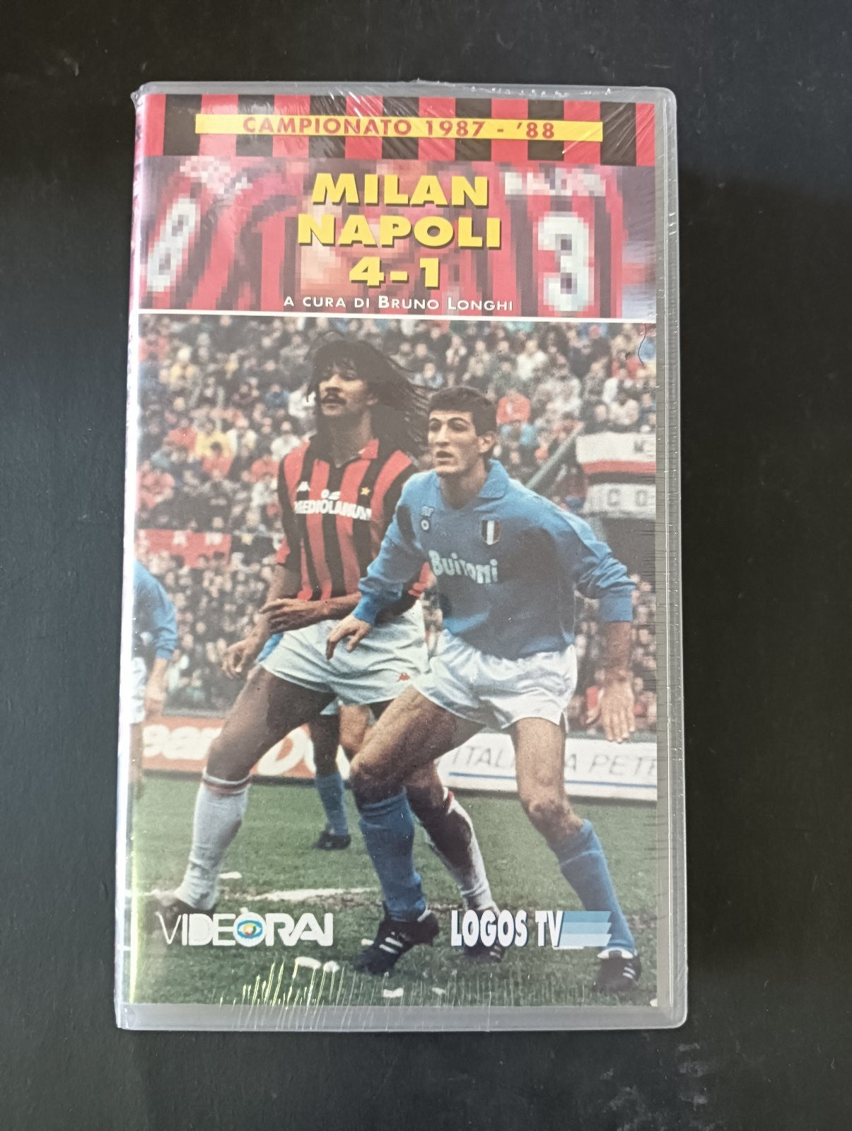 VHS VHS CAMPIONATO 1987-88 MILAN-NAPOLI 4-1 Logos Tv