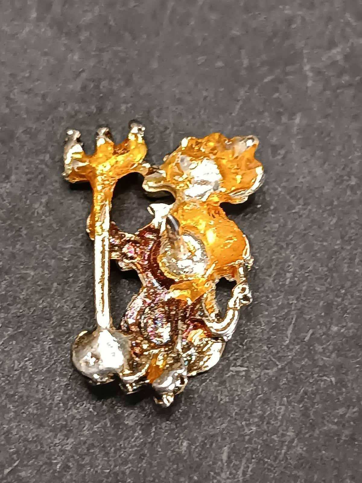 Old Pins Pin Badge Spilla A.C.Milan Diavolo con forcone senza piedino 314